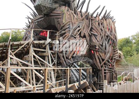 Alton Towers Themenpark Stockfoto