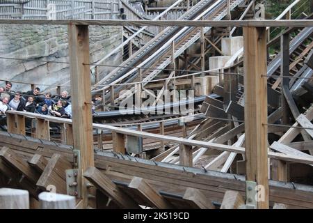 Alton Towers Themenpark Stockfoto
