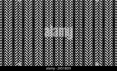 Trending moderne nahtlose Linie Kreis Form Muster schwarz und weiß- für Hintergrund Tapete abstrakte Kunst Illustration Stoff Design - Vektor Stock Vektor