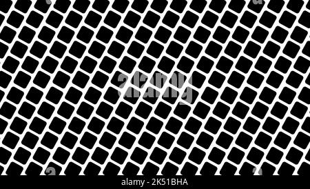 Trending moderne nahtlose Linie Kreis Form Muster schwarz und weiß- für Hintergrund Tapete abstrakte Kunst Illustration Stoff Design - Vektor Stock Vektor