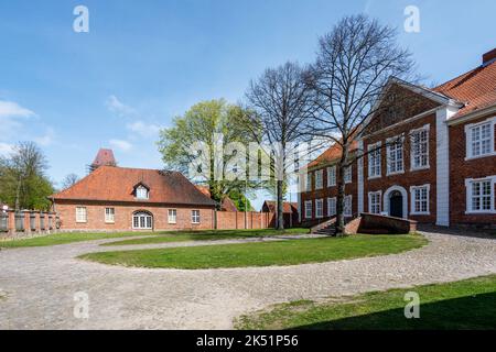 Bezirksmuseum Lauenburg in Ratzeburg, Herrenhaus der Herzöge von Mecklenburg Stockfoto