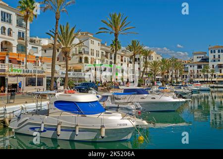 Puerto de la Duquesa, Provinz Malaga an der Costa del Sol, Andalusien, Spanien. Stockfoto