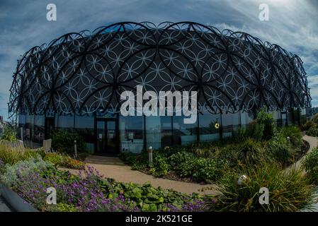 Birmingham Library Secret Garden, Centenary Square, Birmingham, Großbritannien Stockfoto