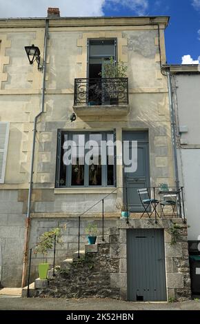 Stadthaus in Clisson, Frankreich Stockfoto