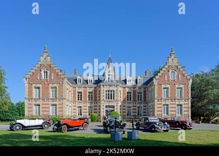 Frankreich, Pas-de-Calais, Tilques, ehemaliges Herrenhaus aus dem 17.. Jahrhundert, das in ein 4-Sterne-Schlosshotel umgewandelt wurde Stockfoto