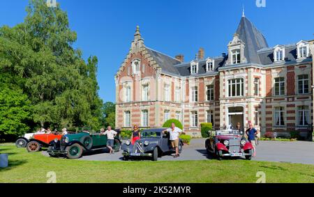 Frankreich, Pas-de-Calais, Tilques, ehemaliges Herrenhaus aus dem 17.. Jahrhundert, das in ein 4-Sterne-Schlosshotel umgewandelt wurde Stockfoto