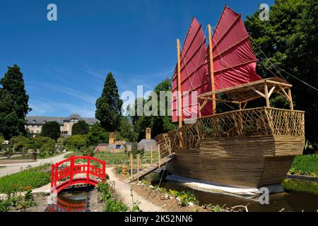 Frankreich, Haut Rhin, Husseren Wesserling, Wesserling Park, Garten, Festival des Jardins Metisses 2022 Stockfoto