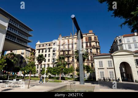 Frankreich, Var, Toulon, Bezirk Chalucet, ehemaliges Krankenhaus der Charite, Haus der Kreativität, Gebäude aus dem 19.. Jahrhundert, Pavillon am Eingang des Krankenhauses, Italic Founta Stockfoto