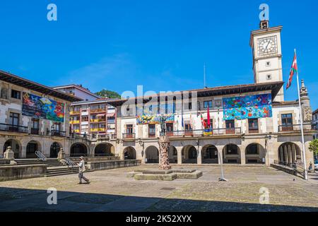 Spanien, Provinz Biskaya (Bizkaia), Guernica (oder Gernika-Lumo), Halt auf dem Camino del Norte, spanischer Pilgerweg nach Santiago de Compostela, A U Stockfoto