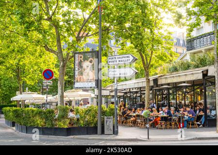 Frankreich, Paris, Trocadero-Platz, Trocadero-Café, Terrasse Stockfoto