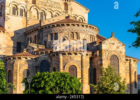 Frankreich, Puy de Dome, Issoire, am Bett der römischen Abtei Saint Austremoine Stockfoto