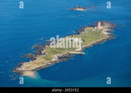 Frankreich, Vendee, Blanche Insel (Luftbild) Stockfoto
