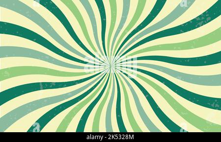 Retro-Sonnenhintergrund. Vintage Strahlen der Sonne Stock Vektor