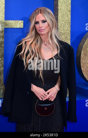 London, UK , 05/10/2022, Laura Bailey kommt zu den Darstellern und Filmemacher nehmen an der Pressekonferenz des BFI London Film Festival für Roald Dahls Matilda The Musical Teil, die von Sony Picters in Kinos in ganz Großbritannien und Irland vom 25.. November bis 5.. Oktober 2022 in London, Großbritannien, veröffentlicht wurde. Stockfoto