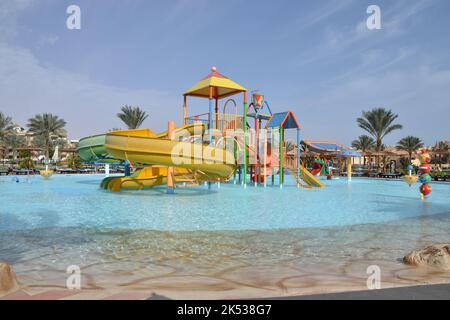 Urlaub Resort Hotel Pool Kinderbereich Stockfoto