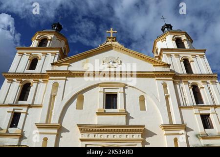 Kirche Nuestra Senora de la Candelaria in Bogota Stockfoto