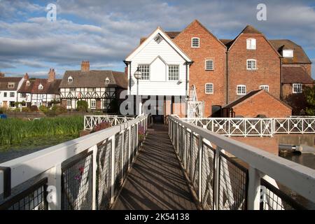 Abbey Mill aka Fletchers Mill on the River Avon, Tewkesbury, Gloucestershire, England Stockfoto