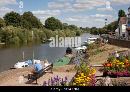 Upton on Severn, Malvern Hills, Worcestershire, England Stockfoto