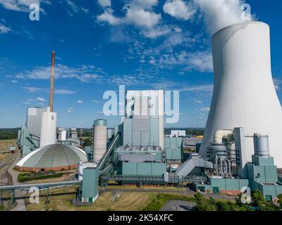 Kohlekraftwerk 'Walsum 10', Duisburg. Steinkohlekraftwerk Walsum 10 Stockfoto