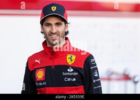 GIOVINAZZI Antonio (ita), Scuderia Ferrari F1-75 Reserve- und Testfahrer, Portrait während des Formel 1 Honda Grand Prix von Japan 2022, 18. Lauf der FIA Formel 1 Weltmeisterschaft 2022 vom 7. Bis 9. Oktober 2022 auf der Suzuka International Racing Course, in Suzuka, Präfektur Mie, Japan - Foto: Antonin Vincent/Dppi/DPPI/LiveMedia Stockfoto