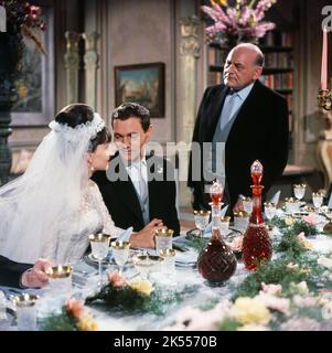 Bedure, falsch verbunden, Fernsehfilm, Deutschland 1962, Regie: Paul Verhoeven, Darsteller: Ingrid Andree, Harald Leipnitz Stockfoto