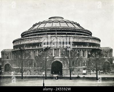 Royal Albert Hall, London, historische viktorianische Konzerthalle, erbaut als Denkmal für Prinz Albert Stockfoto