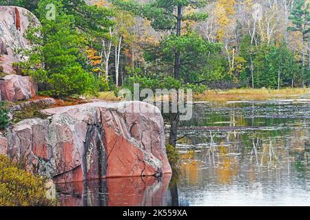 Killarney, Cranberry Mog Trail, Ontario, Kanada Stockfoto