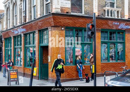 Eine Filiale von Blues Kitchen, eine Bar, ein Restaurant und eine Live-Musik-Location in Camden Town, London, Großbritannien Stockfoto