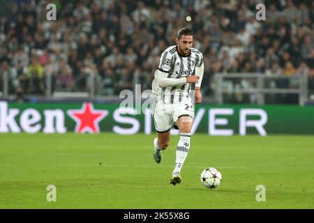 Turin, Italien. 05. Oktober 2022. Adrien Rabiot (Juventus FC) während Juventus FC vs Maccabi Haifa, UEFA Champions League Fußballspiel in Turin, Italien, Oktober 05 2022 Quelle: Independent Photo Agency/Alamy Live News Stockfoto