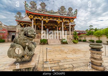 George Town, Penang, Malaysia. Khoo Kongsi, Hokkien chinesischen Tempel und Clan Haus. Stockfoto