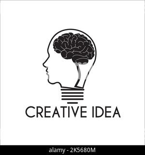 Kreative Idee exklusives Logo Design Inspiration Stock Vektor