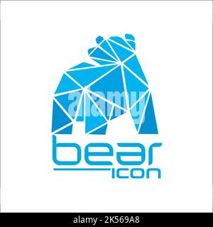 Bear Icon / exklusive Logo Design Inspiration Stock Vektor