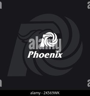 Inspiration für das exklusive Logo von phoenix Stock Vektor