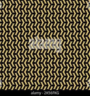 Geometrische Muster mit goldenen Pfeile. Geometrische moderne Ornament. Nahtlose abstrakt Hintergrund Stockfoto