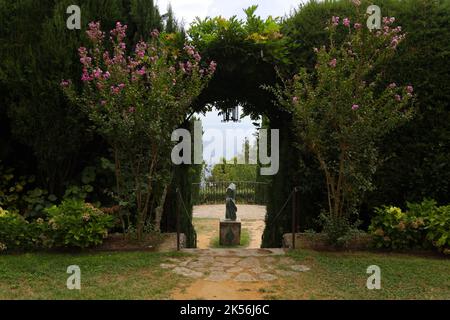 Die schöne Villa Cimbrone Gärten in Ravello, Italien Stockfoto