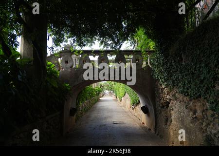 Die schöne Villa Cimbrone Gärten in Ravello, Italien Stockfoto