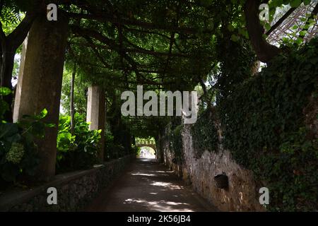 Die schöne Villa Cimbrone Gärten in Ravello, Italien Stockfoto