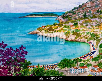 Insel Elba in der Toskana, Italien Stockfoto