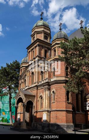 Craiova, Dolj, Rumänien – 14. Mai 2022: Hl. Elijah ( Sf. Ilie ) Kirche in Craiova, Rumänien. Stockfoto