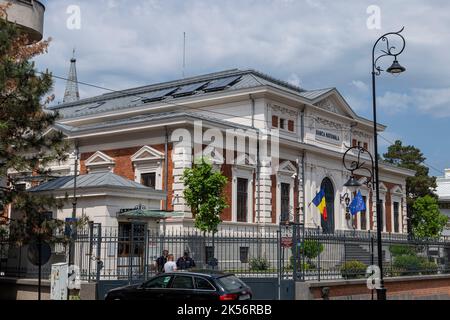 Craiova, Dolj, Rumänien – 14. Mai 2022: Sitz der Nationalbank in Craiova, Rumänien Stockfoto