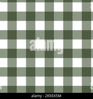 Klassisches Karo-Nahtloses Muster. Geometrischer kargingham Hintergrund. Herbstfarbe. Vektorgrafik, flaches Design Stock Vektor