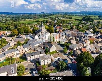 Frankreich, Puy de Dome, Saint Gervais d'Auvergne (Luftkirche) Stockfoto