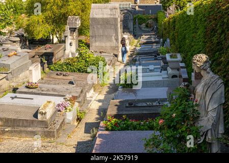 Frankreich, Paris, Montmartre, Friedhof Saint-Vincent Stockfoto