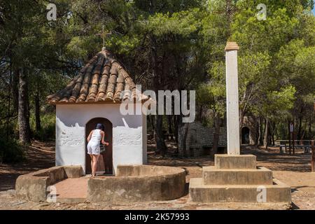 Spanien, Katalonien, Costa Daurada, Mont-Roig del Camp Stockfoto