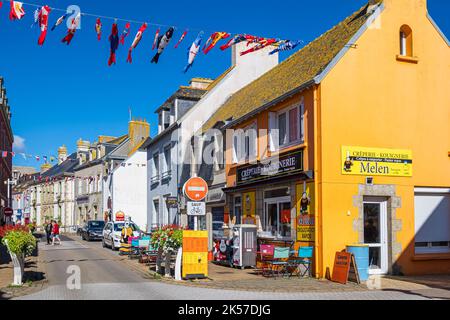 Frankreich, Finistere, Le Guilvinec, Etappe auf dem Küstenwanderweg oder Weitwanderweg GR 34 Stockfoto