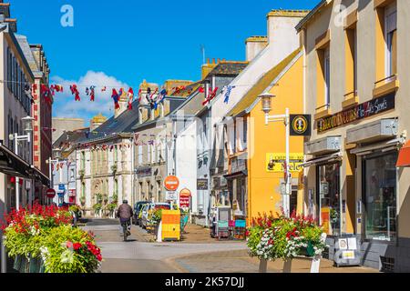 Frankreich, Finistere, Le Guilvinec, Etappe auf dem Küstenwanderweg oder Weitwanderweg GR 34 Stockfoto