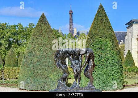 Frankreich, Paris, Rodin Museum, die drei Schattierungen Stockfoto