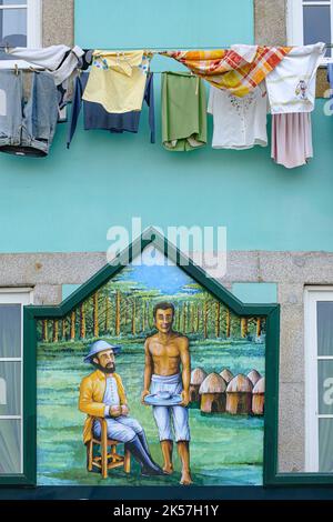 Portugal, Nordregion, Porto, Casa Oriental ein Geschäft mit Meeresfrüchten Stockfoto