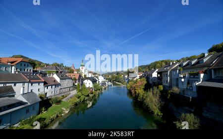 Waidhofen an der Ybbs im Mostviertel, Ybbstal, Österreich Stockfoto