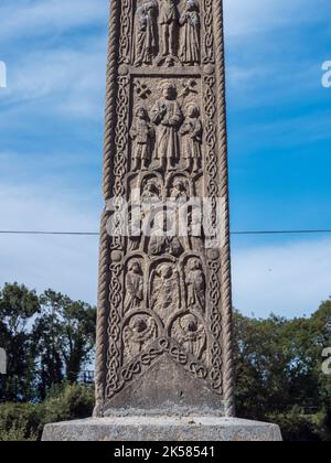 Augustinerkreuz, ein Kreuz aus dem 19.. Jahrhundert zum Gedenken an das Treffen von König Æthelberht und dem Mönch Augustine INAD 597 in Thanet, Kent, Großbritannien. Stockfoto